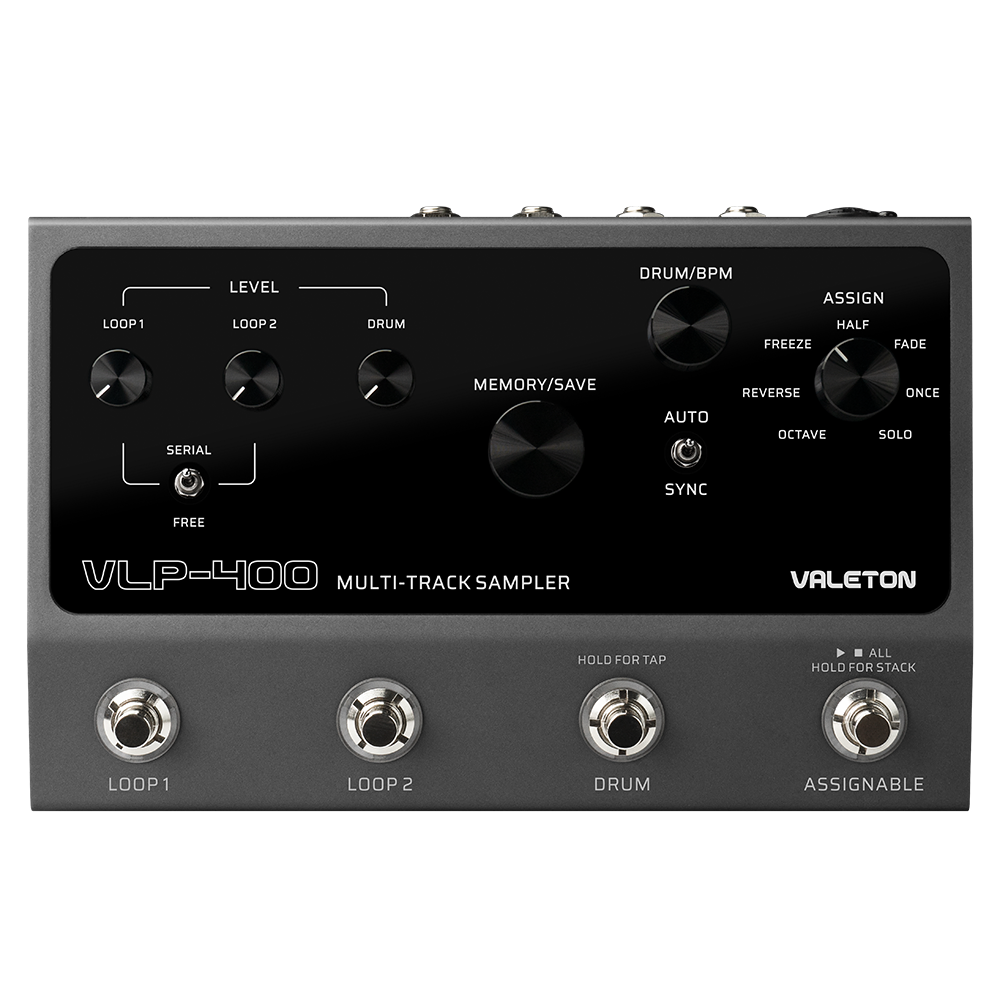 Valeton VLP-400 Dual Channel 4 Button Stereo Looper Pedal-Valeton-Infinite Music