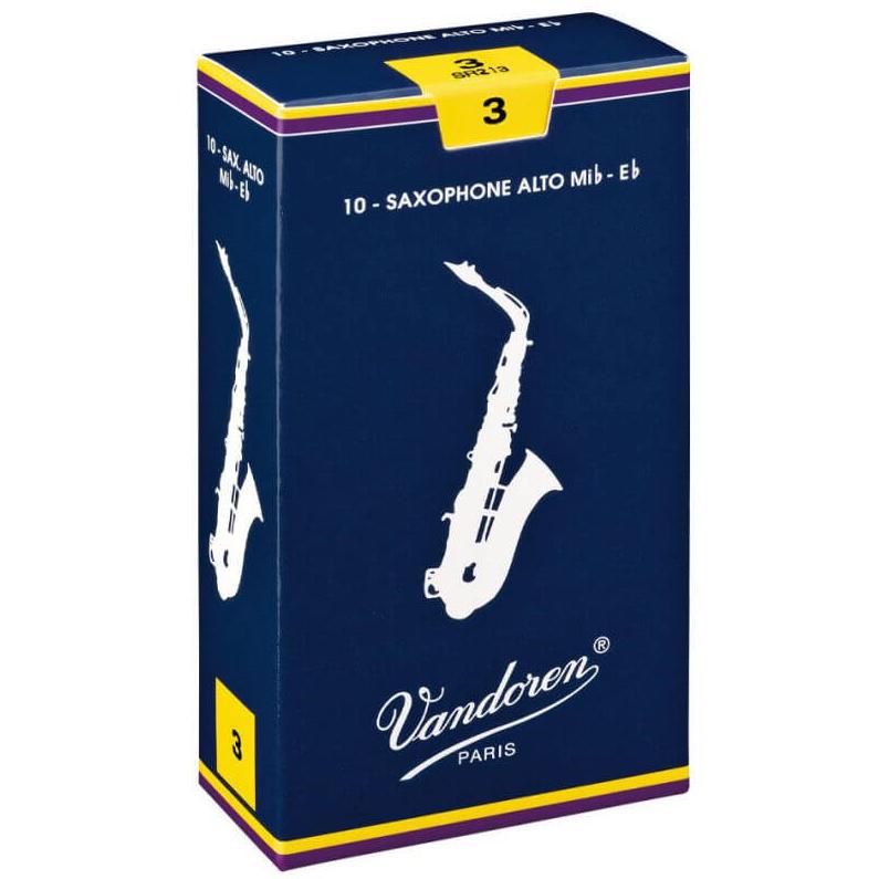 Vandoren Traditional Alto Saxophone Reeds - Box of 10-Vandoren-Infinite Music
