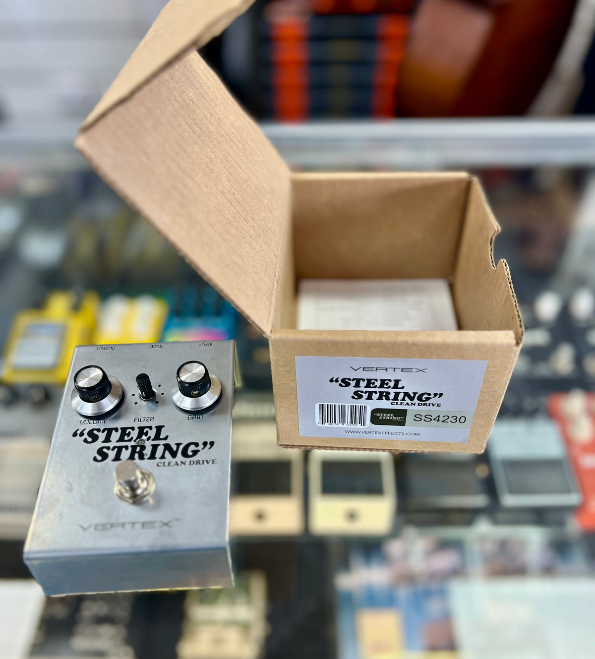 Vertex Steel String Clean Drive Pedal Mk1 w/ Box - Pre Owned -Vertex-Infinite Music