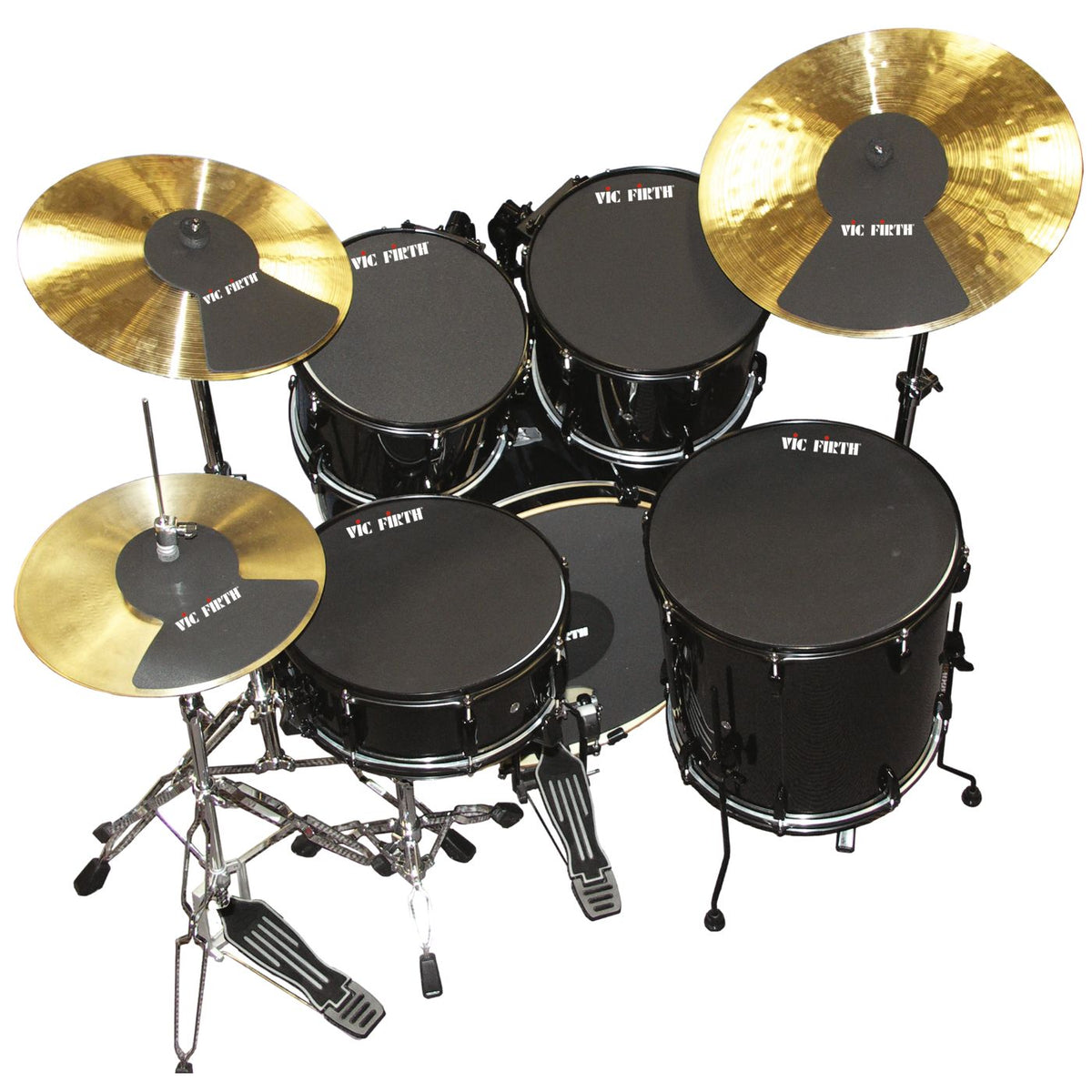 Vic Firth MUTEPP4 Drum and Cymbal Mute Pack - 10/12/14/14/22"-Vic Firth-Infinite Music