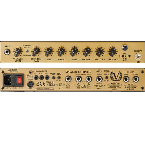 Victory Amplification VS25 - The Sheriff Lunchbox Head-Victory-Infinite Music
