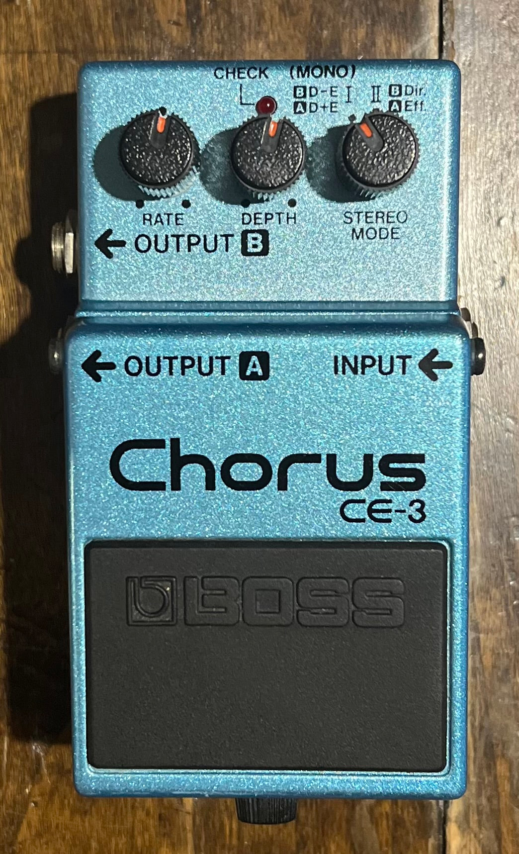 Vintage Boss CE-3 Chorus Pedal- Japan - November 1984 - Green Label ( NO BOX) ( Pre Owned )-Boss-Infinite Music