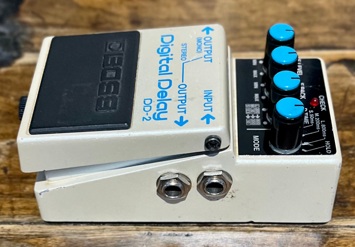 Vintage Boss DD-2 Digital Delay Pedal- Japan - March 1986 Blue Label( NO BOX) ( Pre Owned)-Boss-Infinite Music
