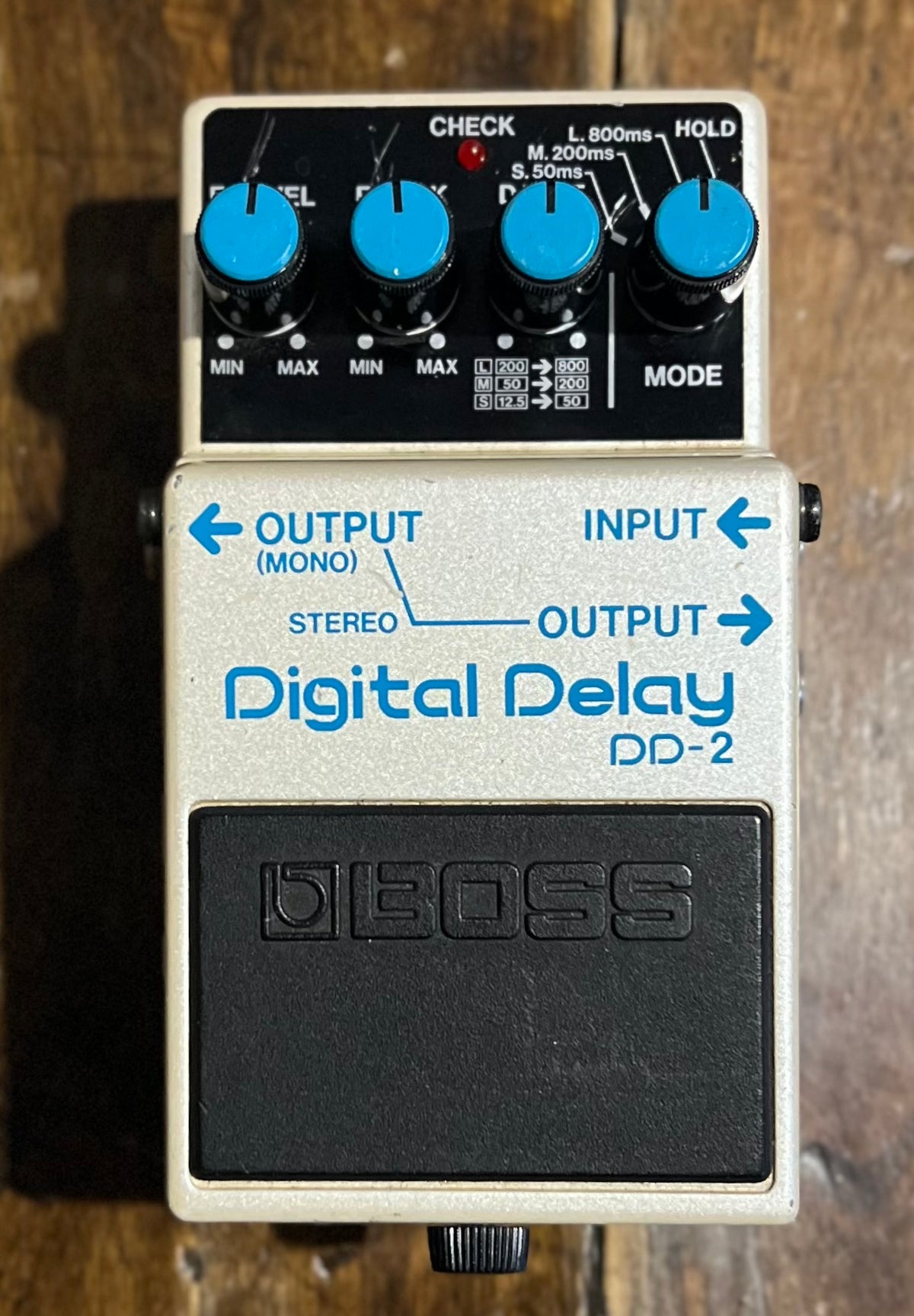 Vintage Boss DD-2 Digital Delay Pedal- Japan - March 1986 Blue Label( NO BOX) ( Pre Owned)-Boss-Infinite Music