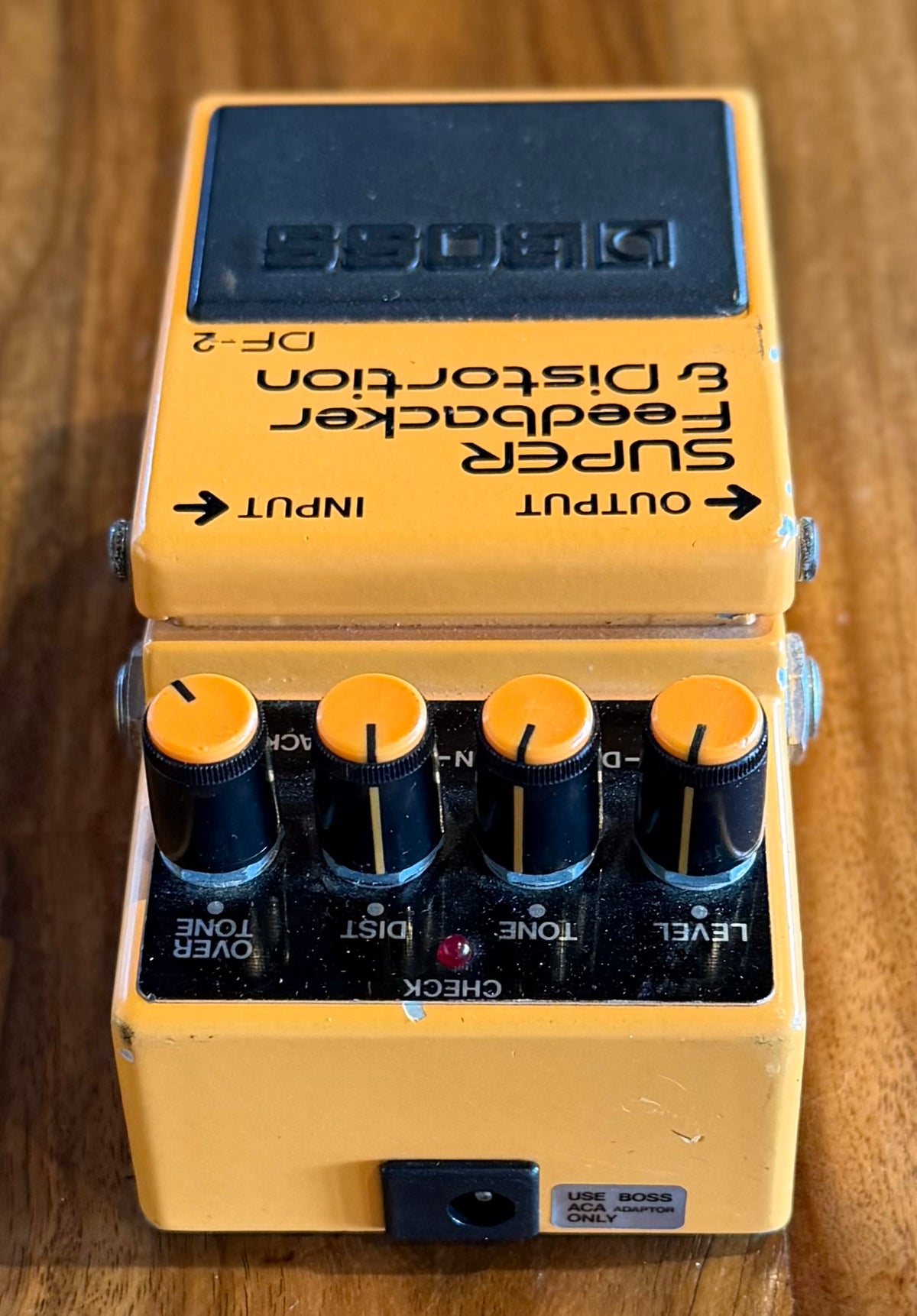 Vintage Boss DF-2 Super Distortion & Feedbacker Pedal- Japan - May 1985 - Black Label (Pre Owned...In Box) 546000-Boss-Infinite Music