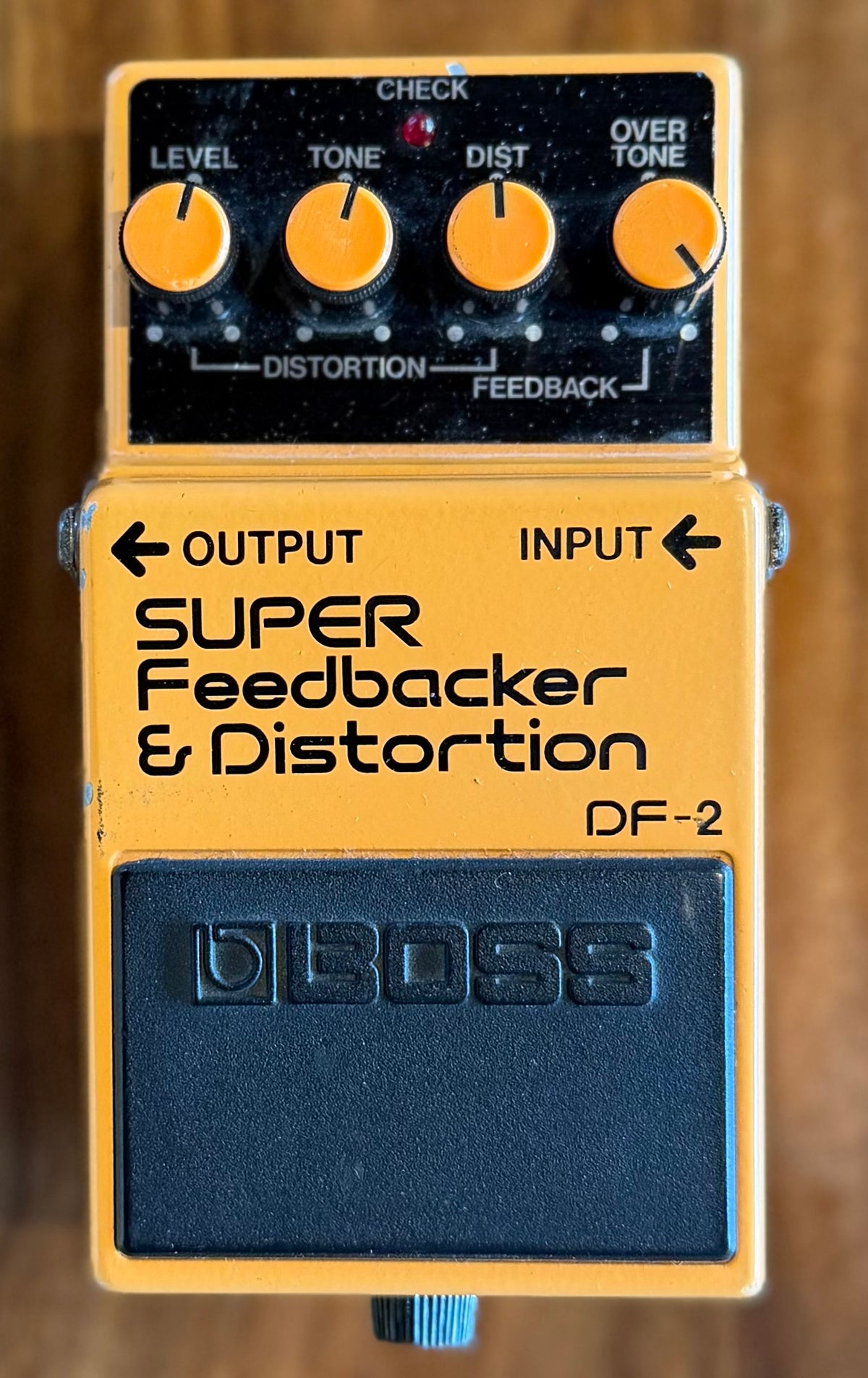 Vintage Boss DF-2 Super Distortion & Feedbacker Pedal- Japan - May 1985 - Black Label (Pre Owned...In Box) 546000-Boss-Infinite Music