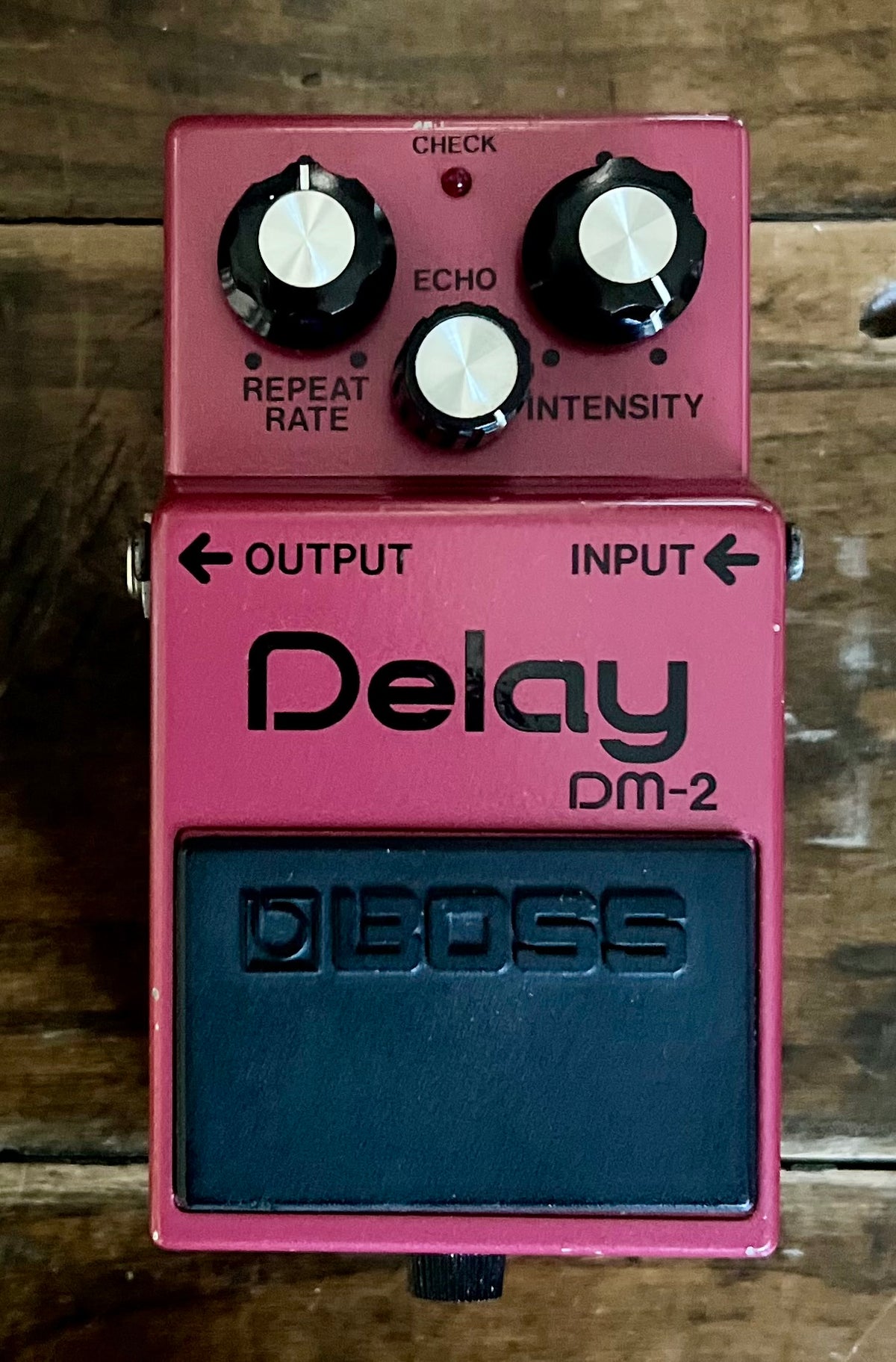 Vintage Boss DM-2 Delay Pedal- Japan - August 1983 - Black Label ( NO BOX) ( Pre Owned ) 332500-Boss-Infinite Music