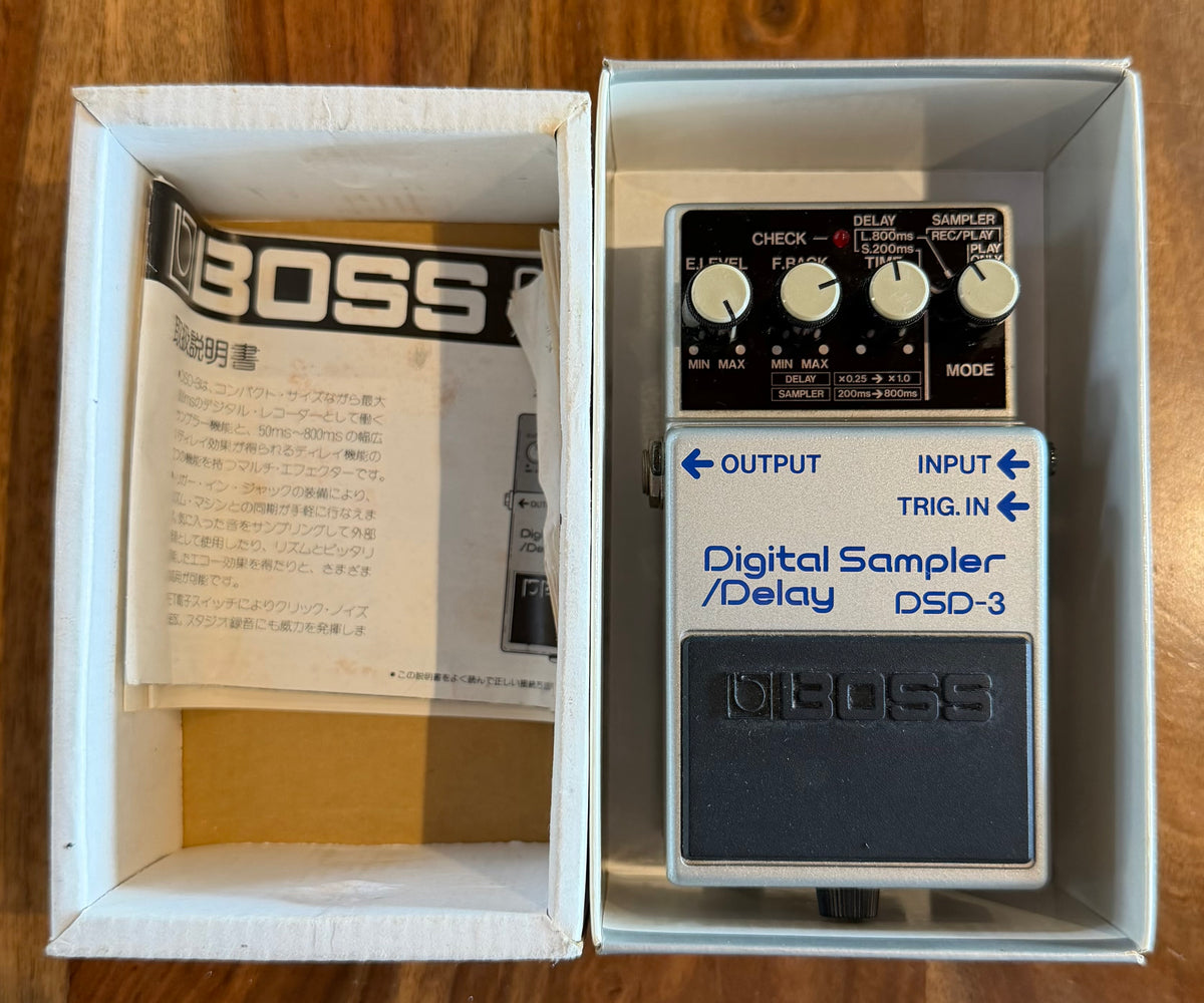 Vintage Boss DSD-3 Digital Sampler Delay Pedal- Japan - Feb 1988 - Blue Label ( Pre Owned - In Box... Great Cond) 878813-Boss-Infinite Music
