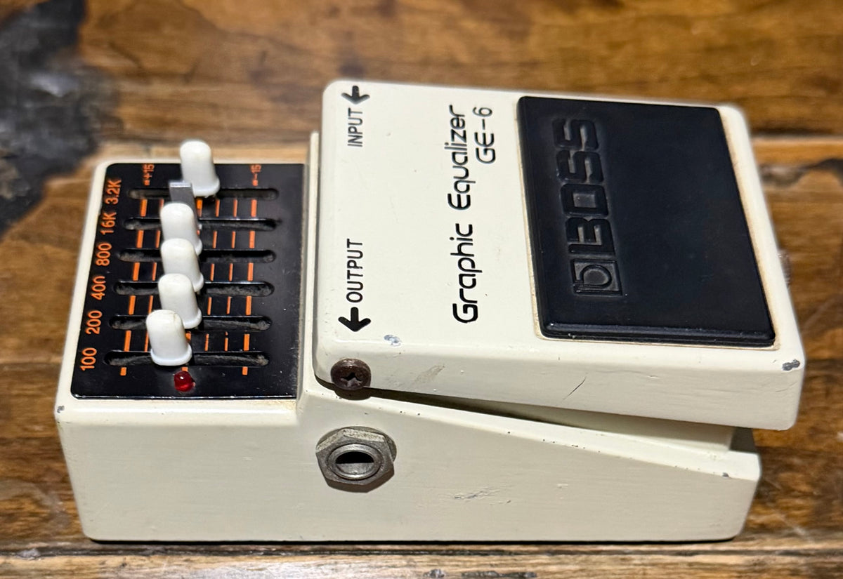 Vintage Boss GE-6 Graphic Equalizer Pedal- Japan - February 1981 Black Label( NO BOX) ( Pre Owned) 103000-Boss-Infinite Music