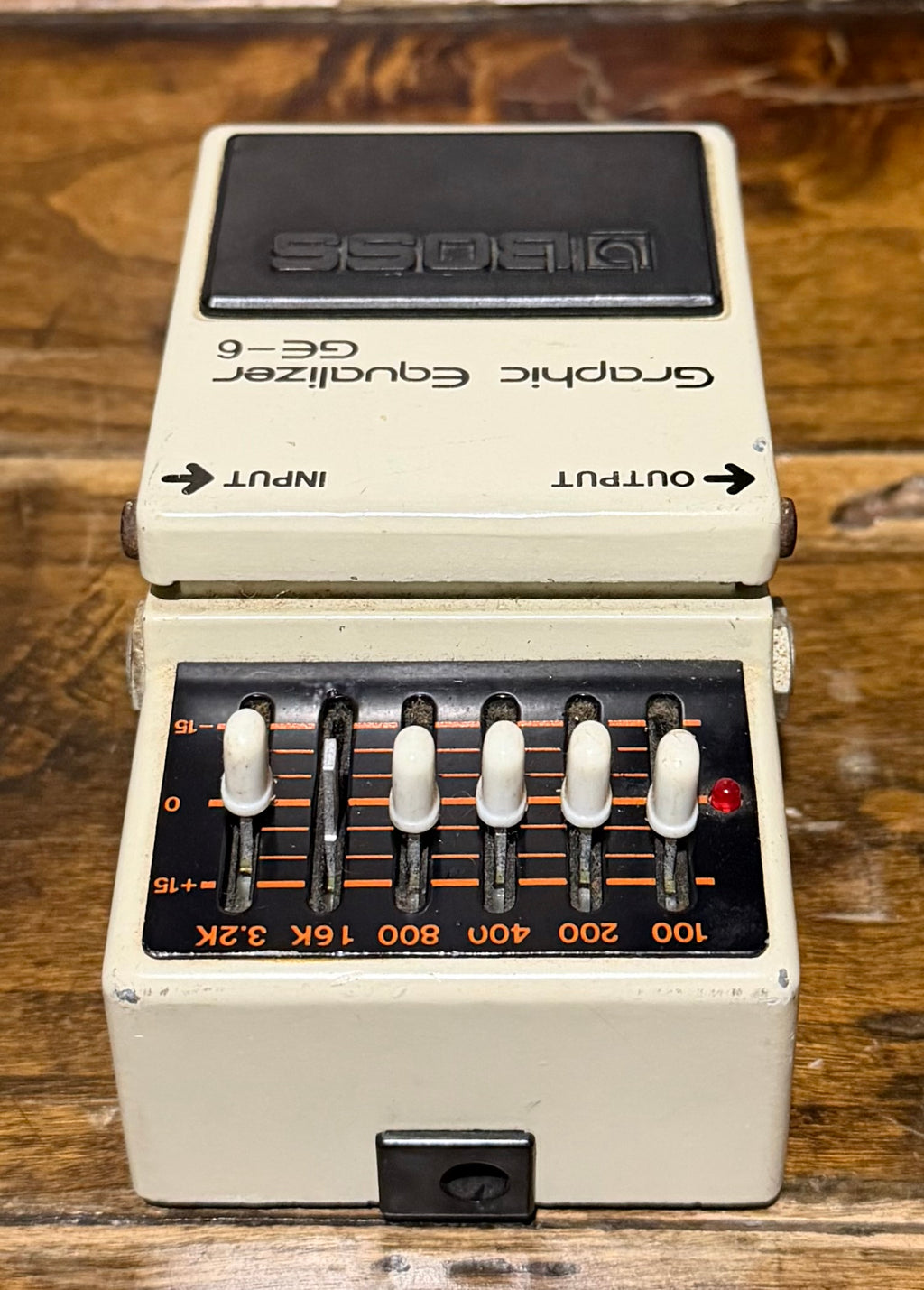 Vintage Boss GE-6 Graphic Equalizer Pedal- Japan - February 1981 Black Label( NO BOX) ( Pre Owned) 103000-Boss-Infinite Music