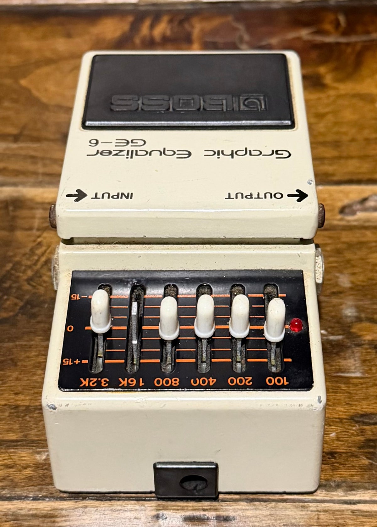 Vintage Boss GE-6 Graphic Equalizer Pedal- Japan - February 1981 Black Label( NO BOX) ( Pre Owned) 103000-Boss-Infinite Music