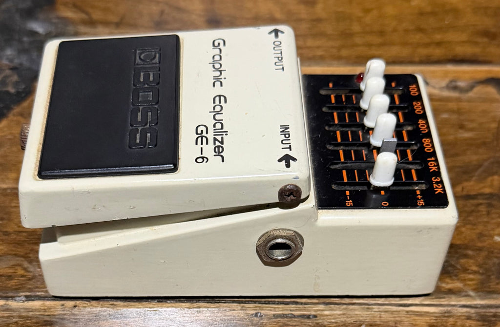 Vintage Boss GE-6 Graphic Equalizer Pedal- Japan - February 1981 Black Label( NO BOX) ( Pre Owned) 103000-Boss-Infinite Music