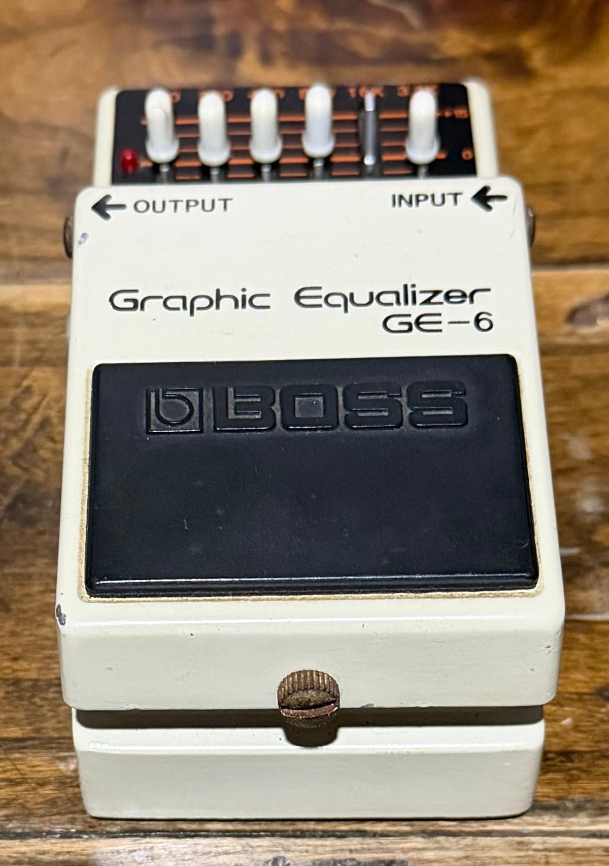 Vintage Boss GE-6 Graphic Equalizer Pedal- Japan - February 1981 Black Label( NO BOX) ( Pre Owned) 103000-Boss-Infinite Music