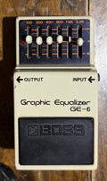 Vintage Boss GE-6 Graphic Equalizer Pedal- Japan - February 1981 Black Label( NO BOX) ( Pre Owned) 103000-Boss-Infinite Music