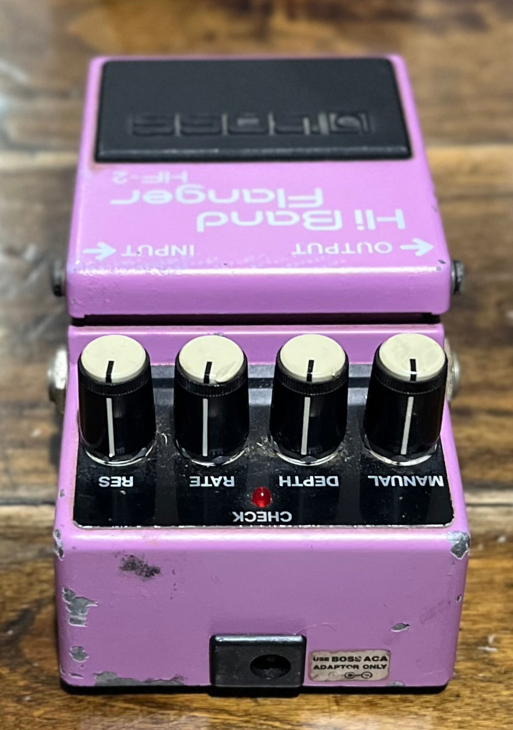 Vintage Boss HF-2 Hi Band Flanger Pedal- Japan - Dec 1986 Green Label ( NO BOX) ( Pre Owned)-Boss-Infinite Music