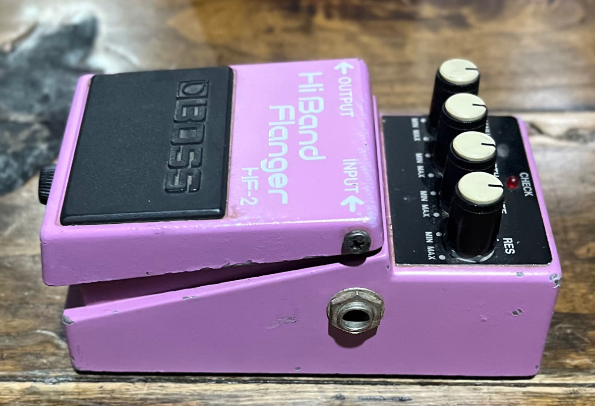 Vintage Boss HF-2 Hi Band Flanger Pedal- Japan - Dec 1986 Green Label ( NO BOX) ( Pre Owned)-Boss-Infinite Music