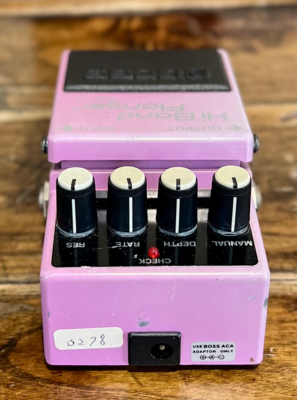 Vintage Boss HF-2 Hi Band Flanger Pedal- Taiwan - Sep 1990 Green Label ( NO BOX) ( Pre Owned)-Boss-Infinite Music