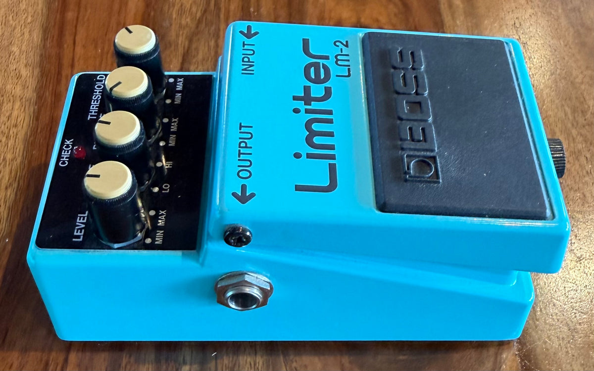 Vintage Boss LM-2 Limiter Pedal- Japan - May 1988 - Black Label ( Pre Owned - In Box... Excellent Cond) 909927-Boss-Infinite Music