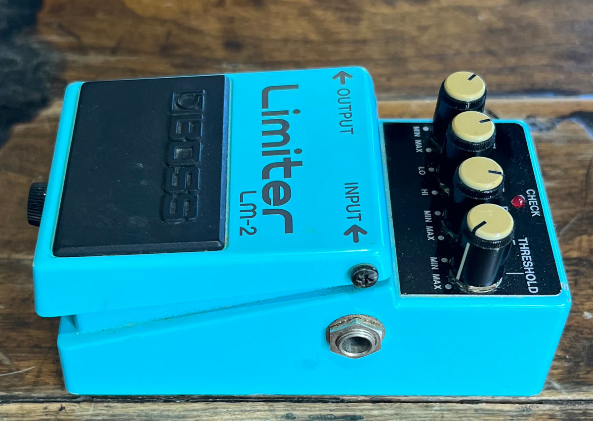 Vintage Boss LM-2 Limiter Pedal- Japan - November 1989 - Black Label ( NO BOX) ( Pre Owned ) AA60985-Boss-Infinite Music