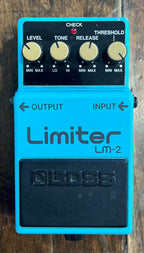 Vintage Boss LM-2 Limiter Pedal- Japan - November 1989 - Black Label ( NO BOX) ( Pre Owned ) AA60985-Boss-Infinite Music