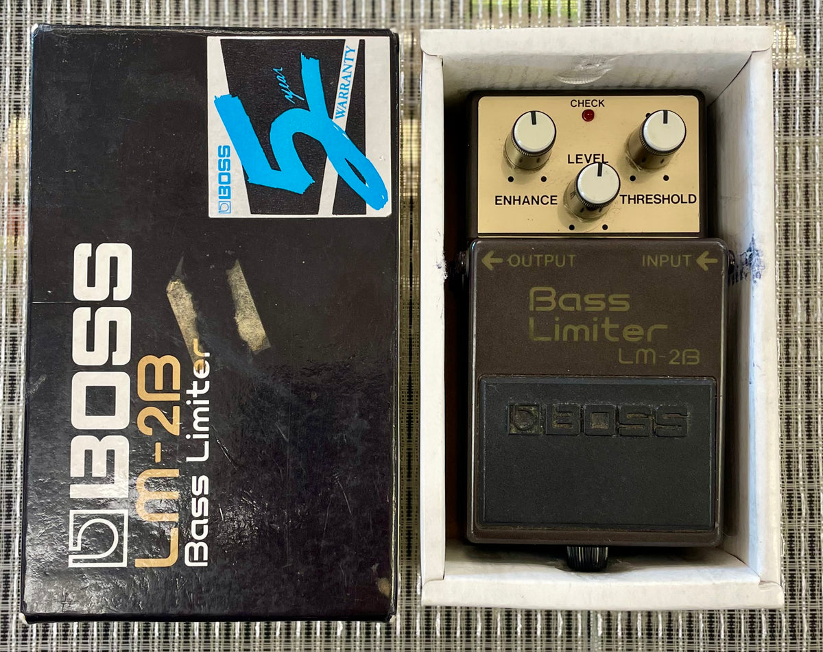 Vintage Boss LM-2B Bass Limiter Pedal- Taiwan -September 1990 ( IN BOX) ( Pre Owned) ZB85840-Boss-Infinite Music