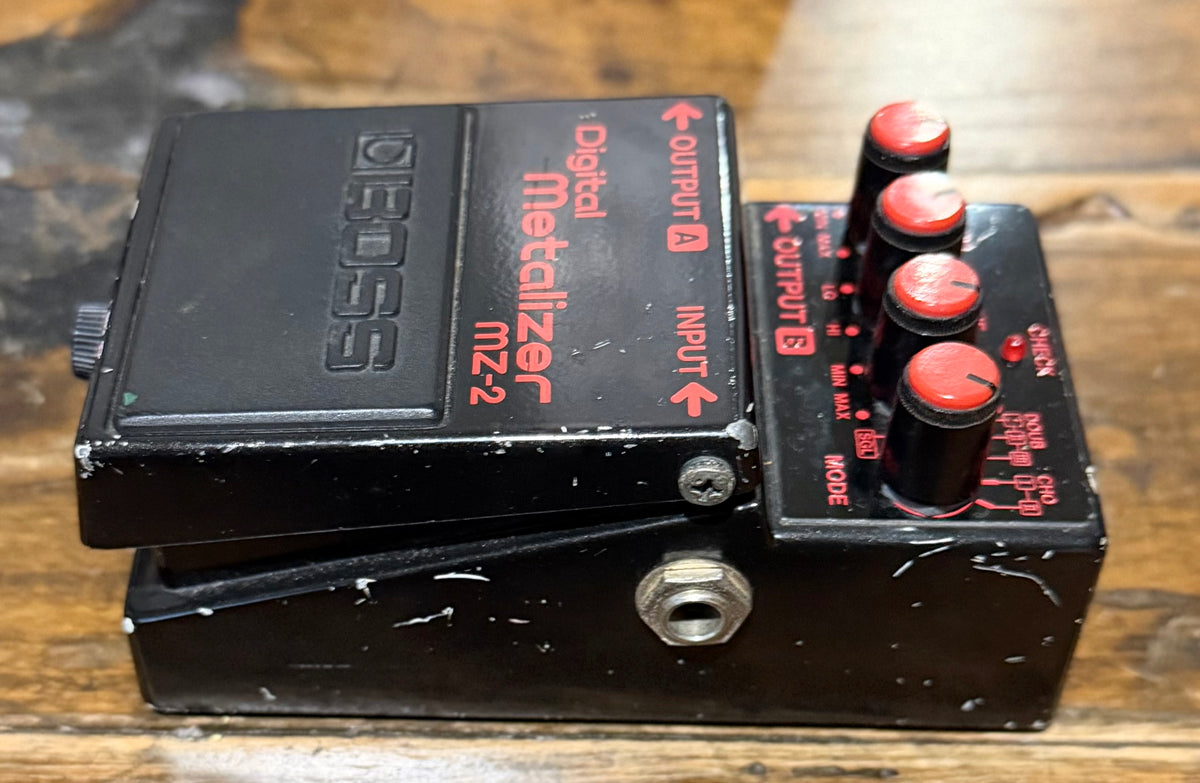 Vintage Boss MZ-2 Digital Metalizer Pedal- Japan - June 1988 Blue Label( NO BOX) ( Pre Owned) 919789-Boss-Infinite Music