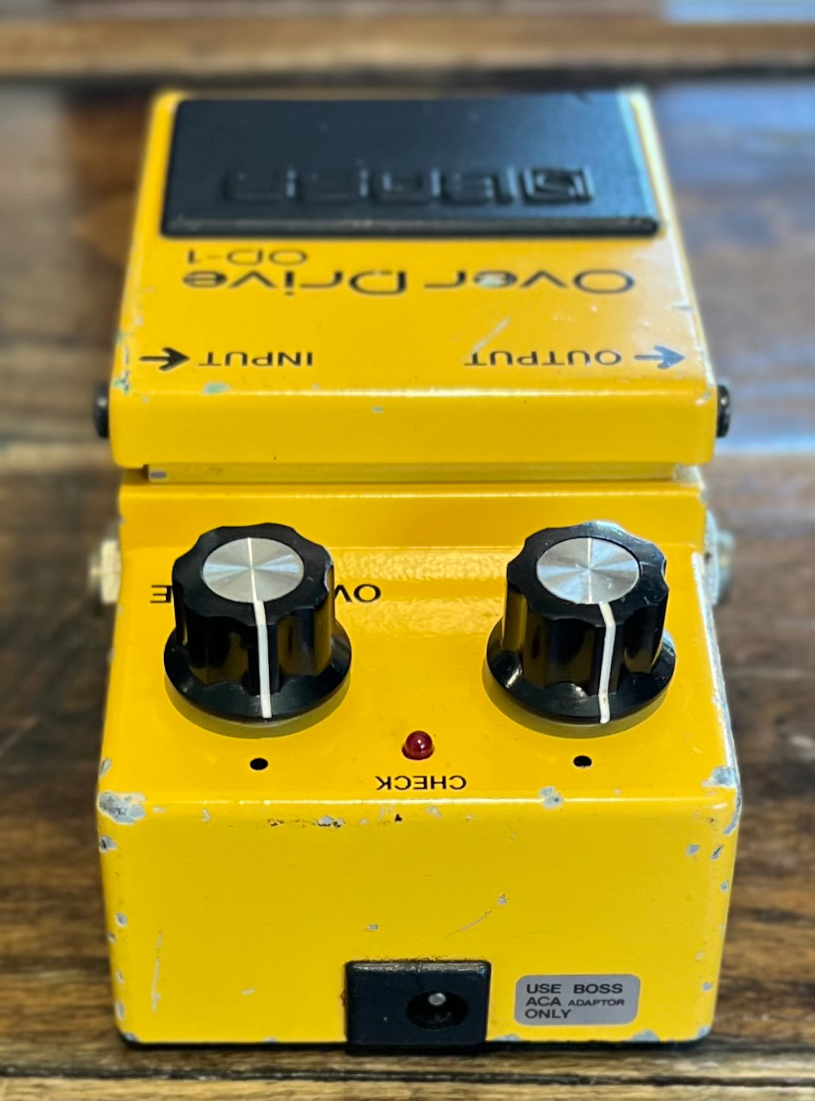 Vintage Boss OD-1 Overdrive Pedal- Japan - July 1983 - Black Label ( NO BOX) ( Pre Owned )-Boss-Infinite Music