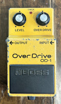 Vintage Boss OD-1 Overdrive Pedal- Japan - March 1985 - Black Label ( NO BOX) ( Pre Owned )-Boss-Infinite Music