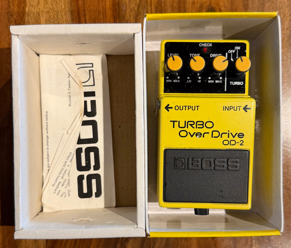 Vintage Boss OD-2 Turbo Overdrive Pedal - Japan - Sep 1986 (Pre Owned... In Box...) 708600-Boss-Infinite Music