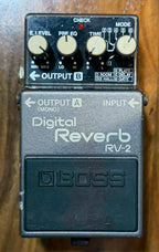 Vintage Boss RV-2 Reverb Pedal- Japan -August 87 ( Pre Owned) 812155-Boss-Infinite Music