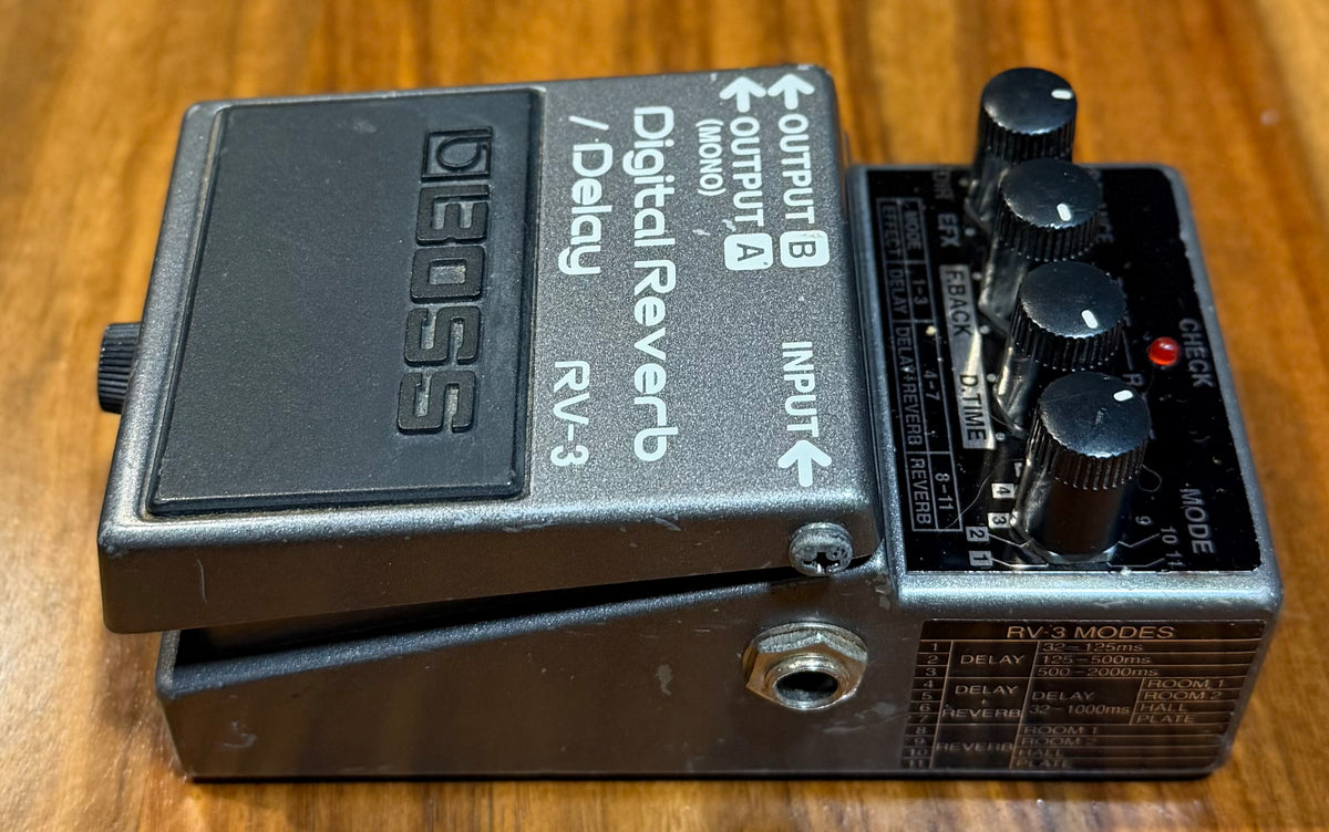 Vintage Boss RV-3 Reverb Pedal- Taiwan -April 1998 ( Pre Owned) FK98551-Boss-Infinite Music