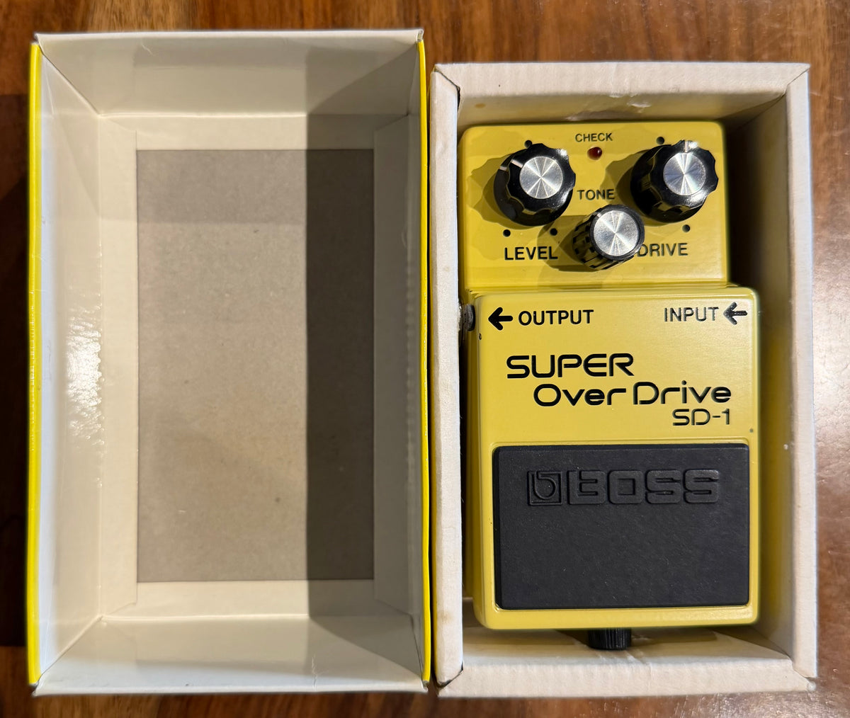 Vintage Boss SD-1 Super Overdrive Pedal - Japan - Oct 1982 ( Pre Owned... In Box) 232000-Boss-Infinite Music