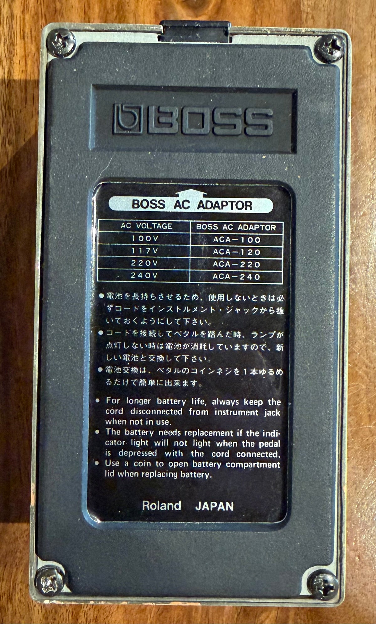 Vintage Boss SD-1 Super Overdrive Pedal - Japan - Oct 1982 ( Pre Owned... In Box) 232000-Boss-Infinite Music