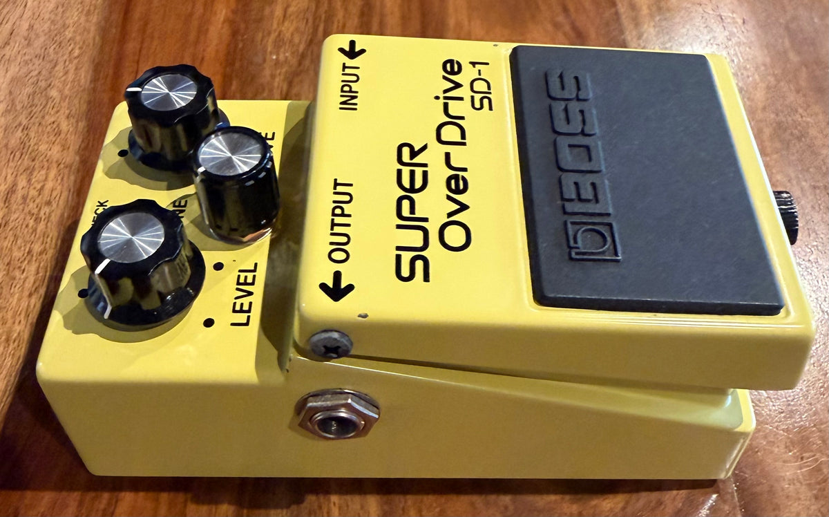 Vintage Boss SD-1 Super Overdrive Pedal - Japan - Oct 1982 ( Pre Owned... In Box) 232000-Boss-Infinite Music