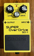 Vintage Boss SD-1 Super Overdrive Pedal - Japan - Oct 1982 ( Pre Owned... In Box) 232000-Boss-Infinite Music