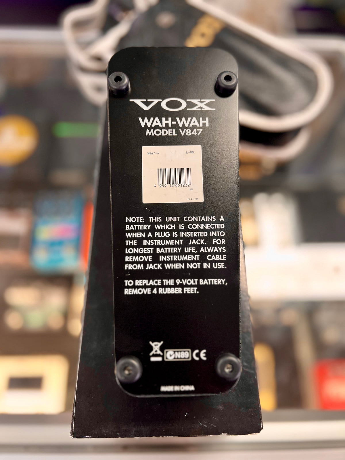 Vox V847 Wah Pedal With Bag & Box ( Pre Owned )-Vox-Infinite Music