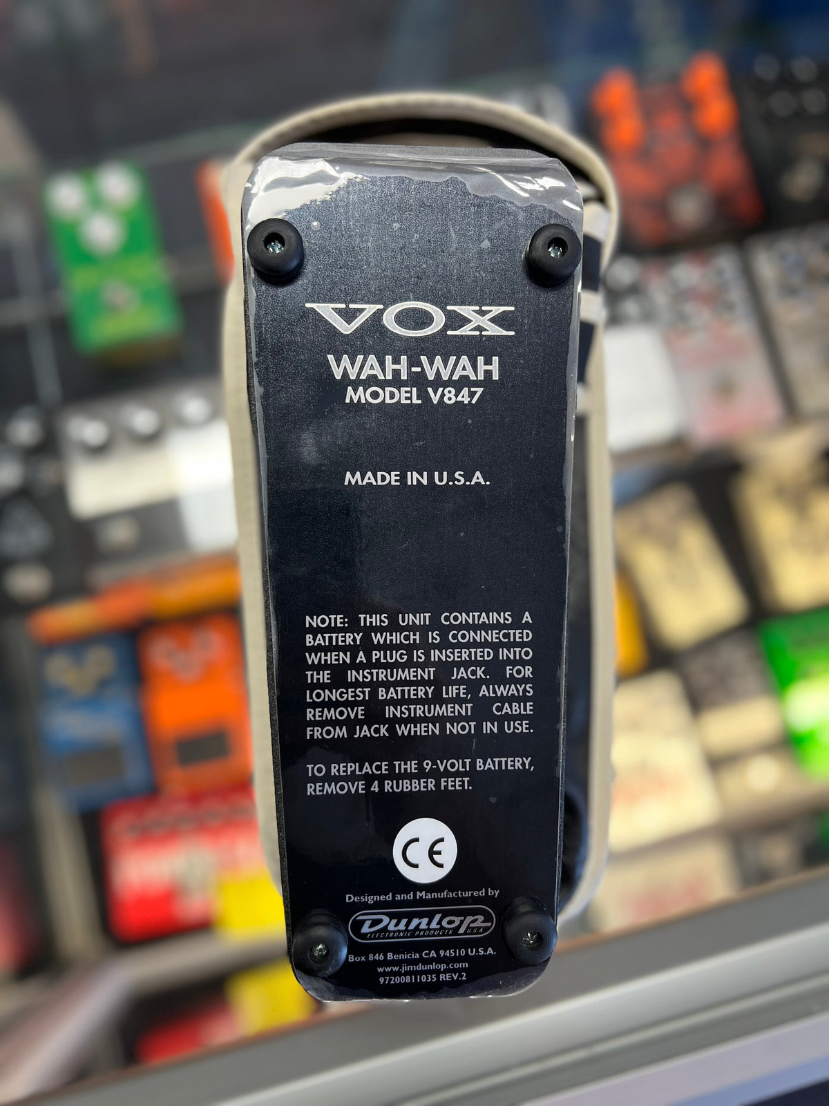Vox V847 Wah Pedal With Bag ( Pre Owned )-Vox-Infinite Music