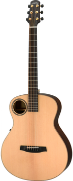 Walden B103E BARITONE Acoustic/Electric Guitar - Satin Natural W/ Hard Case-Walden-Infinite Music