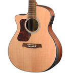 Walden G550RCEL Grand Auditorium - LEFT HANDED - Natural Satin Acoustic/Electric Guitar-Walden-Infinite Music