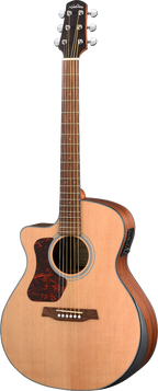 Walden G550RCEL Grand Auditorium - LEFT HANDED - Natural Satin Acoustic/Electric Guitar-Walden-Infinite Music