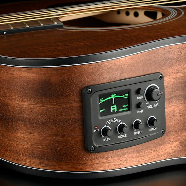 Walden Natura G551E Solid Mahogany Top Grand Auditorium-Walden-Infinite Music
