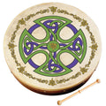 Waltons 12" Bodhran - Brosna Cross Print-Waltons-Infinite Music