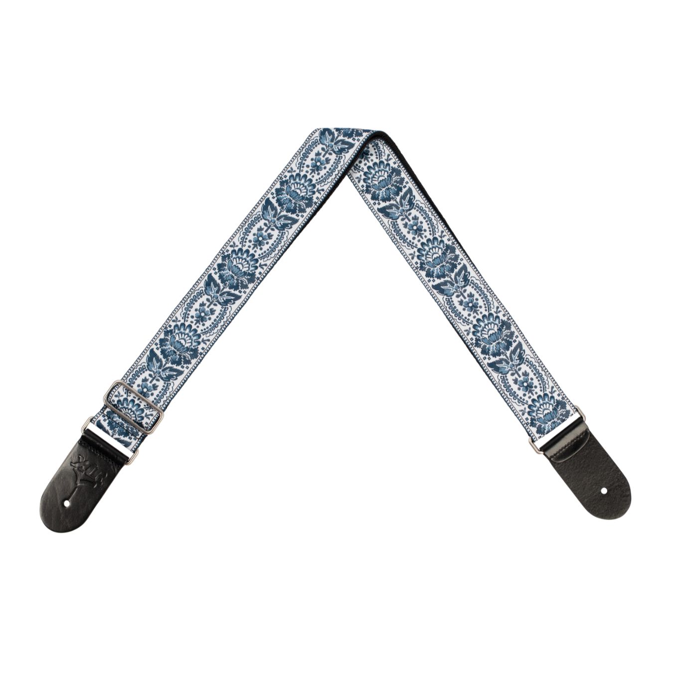 XTR Floral Blue/White Pattern Guitar Strap-XTR-Infinite Music