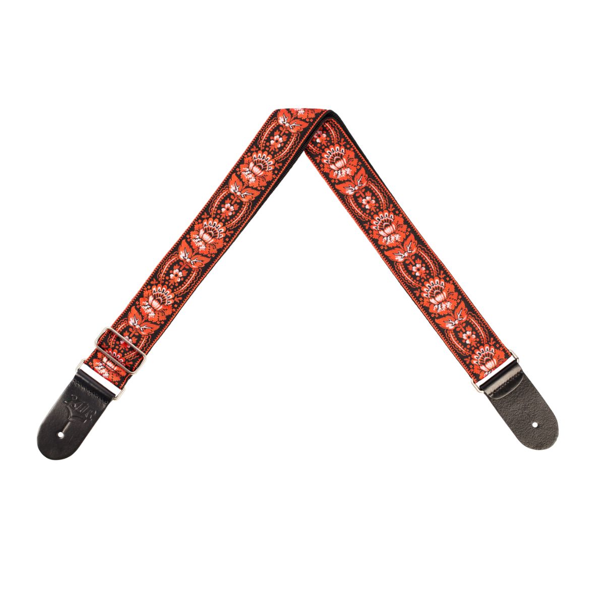 XTR Floral Red/Black Pattern Guitar Strap-XTR-Infinite Music