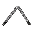 XTR Floral Silver/Black Pattern Guitar Strap-XTR-Infinite Music
