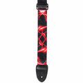 XTR Poly Cotton Material Guitar Strap Red Laser-XTR-Infinite Music