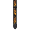 XTR Poly Material Guitar Strap Flames 2-XTR-Infinite Music