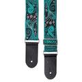 XTR Vintage Paisley Jade Green Pattern Guitar Strap-XTR-Infinite Music