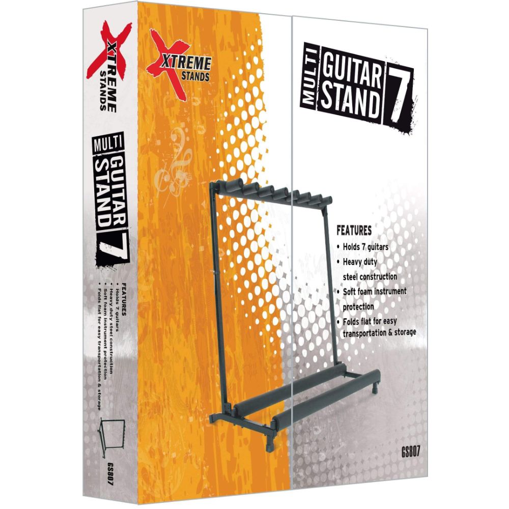 Xtreme GS807 Multi 7 Rack Guitar Stand-Xtreme-Infinite Music