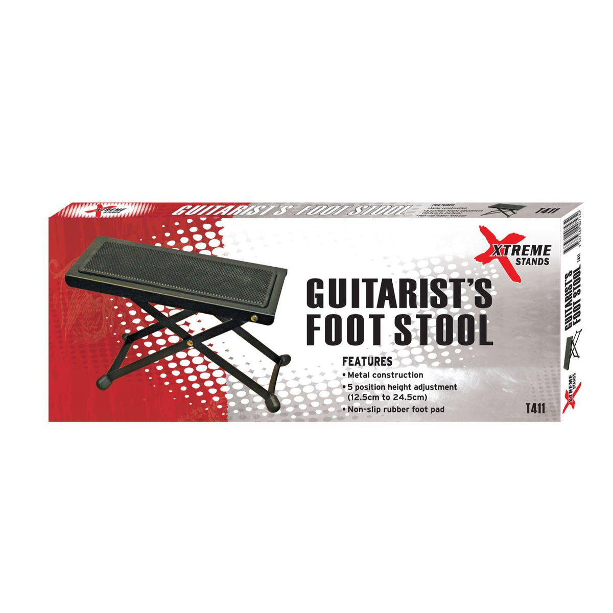 Xtreme Guitar Foot Stool - Black-Xtreme-Infinite Music
